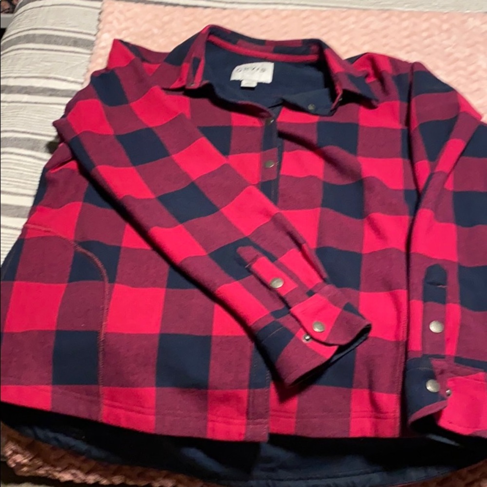 Button up sweatshirt